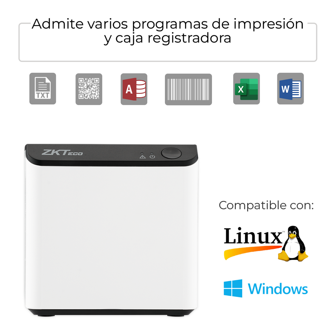IMPRESORA TÉRMICA BT 58MM ZKTECO
