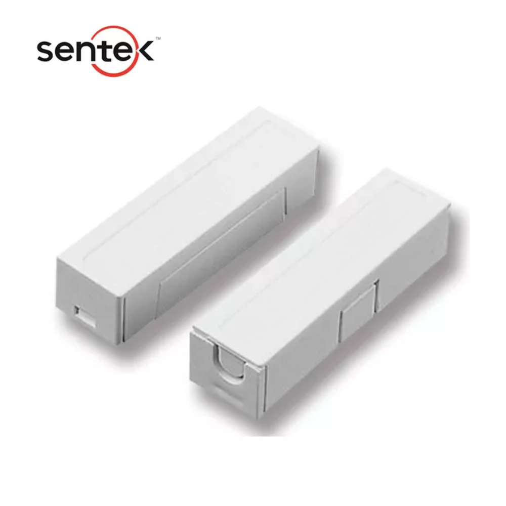 BS-2033WH - Contacto magnético de plástico para puerta de madera (Blanco)