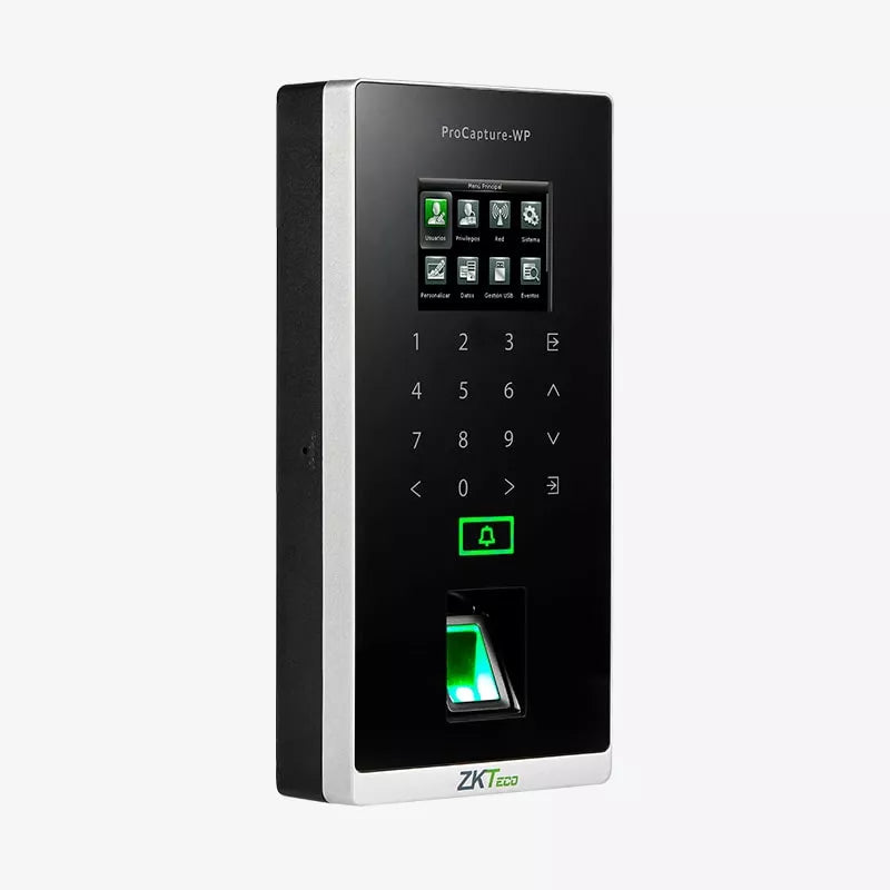 ZKTECO PROCAPTURE-WP Control de Acceso IP con Lector de Huella y Tarjeta