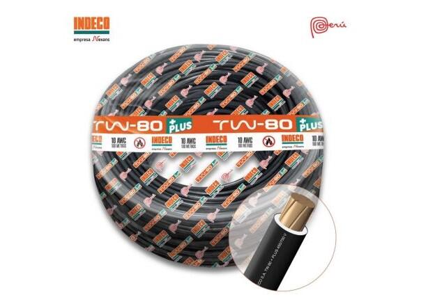CABLE ELECTRICO 7 HILOS INDECO NACIONAL #10 AWG 100MTS + PLUS