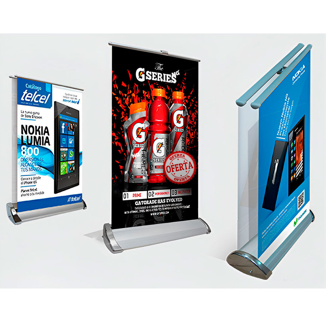 ROLL SCREEN PUBLICITARIO PREMIUM ESPECIAL 1X2 M