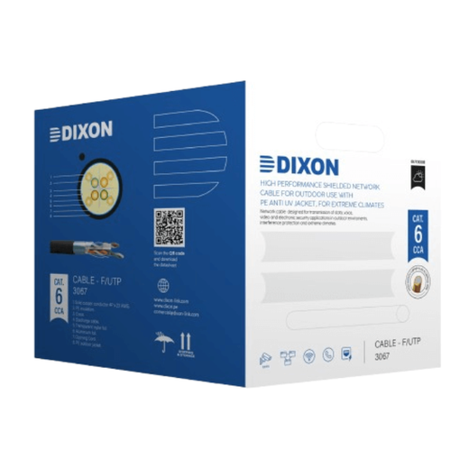 Rollo De Cable De Red Utp Dixon  Cat5E De 305 Mts Exterior 3067