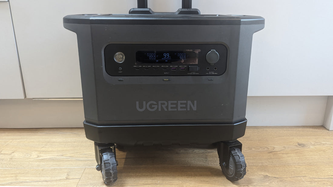 ESTACION DE ENERGIA PORTATIL - POWER ROAM 2200 - 2048WH - CARGA CON PANEL SOLAR - DISEÑO CARRITO DESMONTABLE
