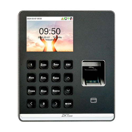 ZKTECO SENSEFP M1B Control de Asistencia WIFI con Lector de Huella y Tarjeta