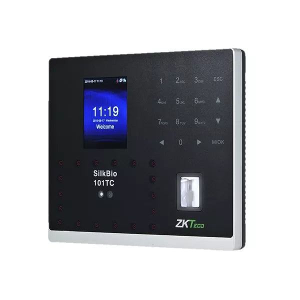 ZKTECO SilkBio-101TC/ID Control de Asistencia y Acceso con Lector de Huella, Rostro y Tarjeta