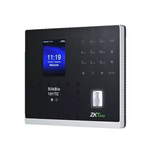 ZKTECO SilkBio-101TC/ID Control de Asistencia y Acceso con Lector de Huella, Rostro y Tarjeta