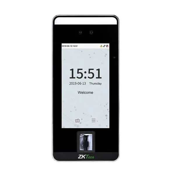 ZKTECO SPEEDFACE-V5L/ID Control de Acceso y Asistencia con Lector de Huella, Rostro y Tarjeta