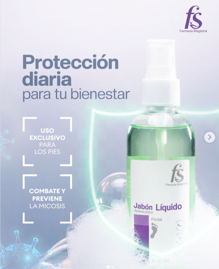 HIGIENE PODOLOGICO JABON ANTIMICOTICO GEL 120ML