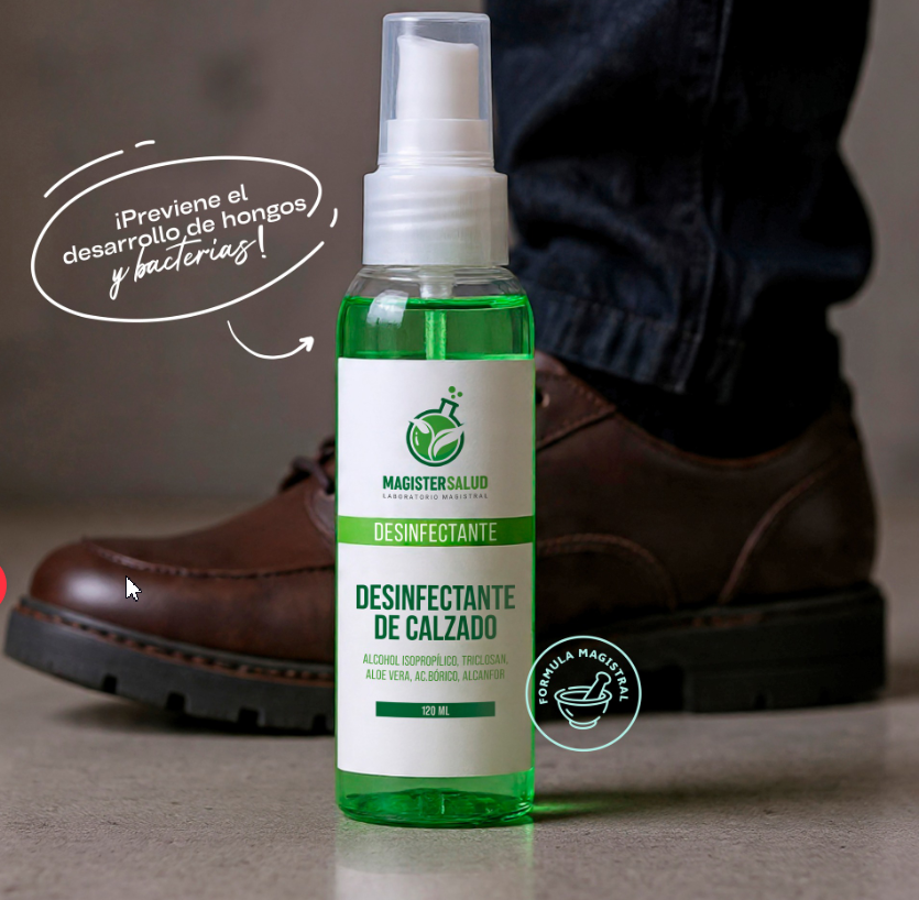 DESINFECTANTE PODOLOGICO DE CALZADO 120ML