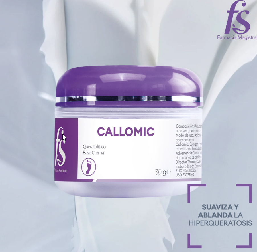 REMOVEDOR CELULAR PODOLOGICO CALLOMIC CREMA