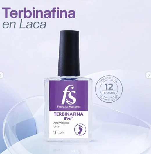 ESMALTE PODOLOGICO ANTIMICOTICO TERBINAFINA AL 8% DE 15ML