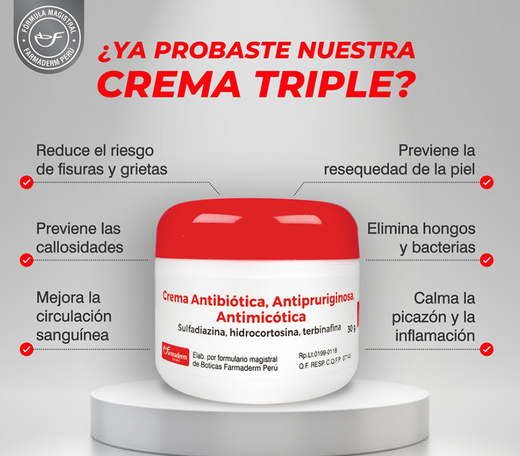 CREMA PODOLOGICA ANTIMICOTICA TRIPLE A (AAA)