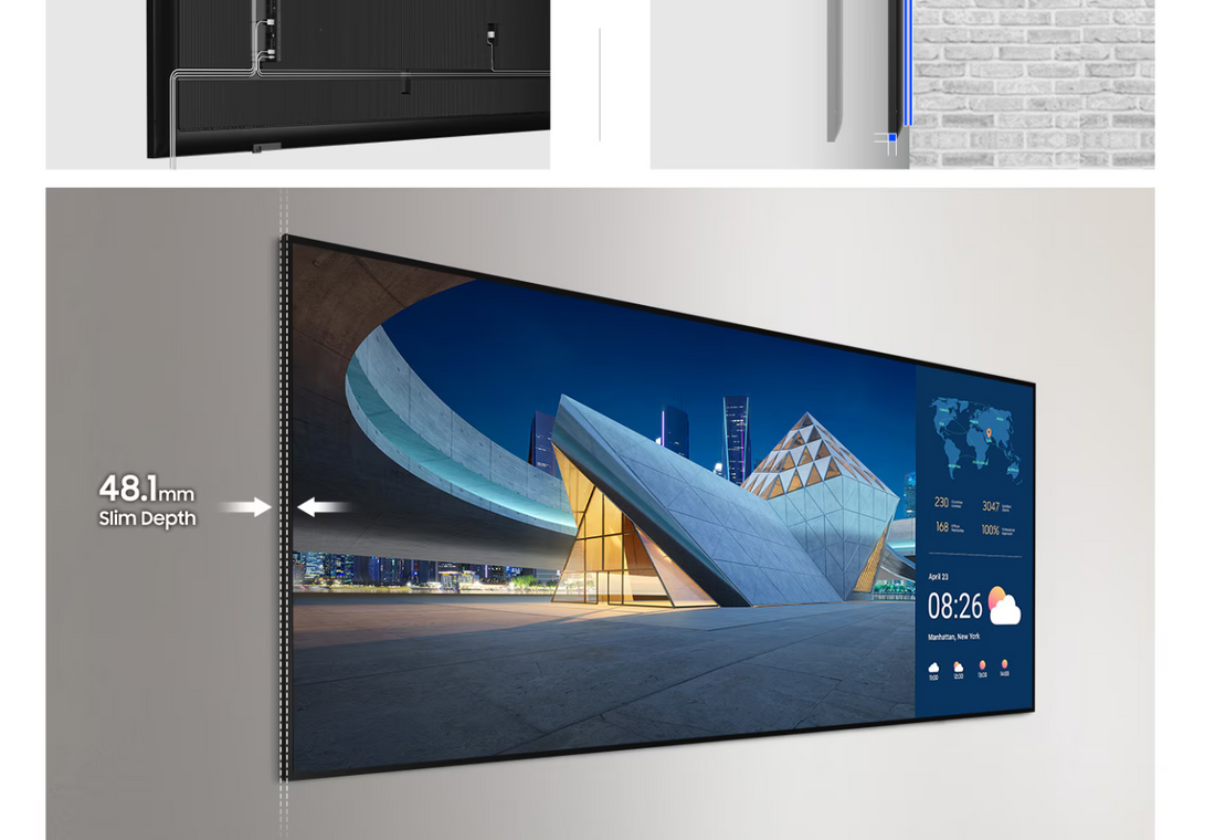 PANTALLA SAMSUNG ULTRA WIDE DE 105" 5K ULTRA HD (LH105QPD5BGXPE)*