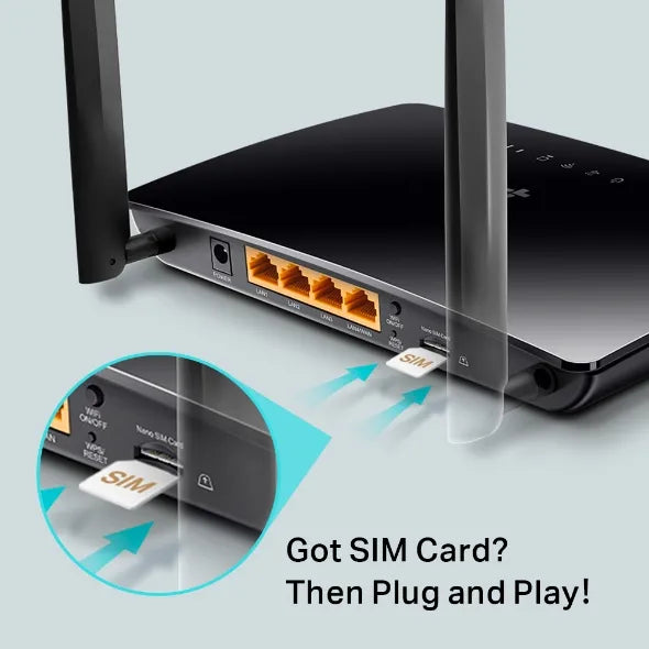 TL-MR6400 ROUTER 4G LTE WIFI 4 N300 SINGLE BAND TP-LINK