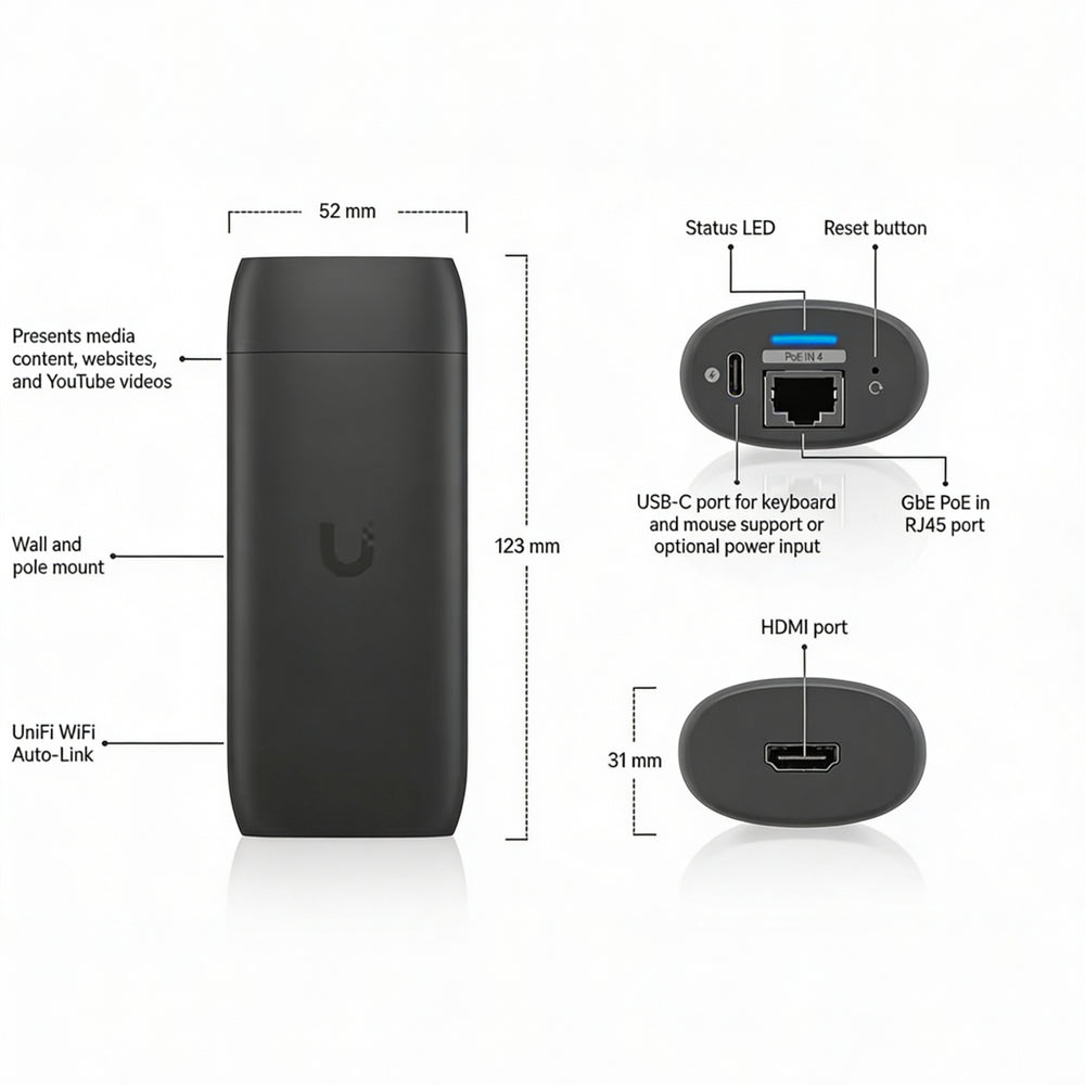 Reproductor Digital UniFi Connect Cast