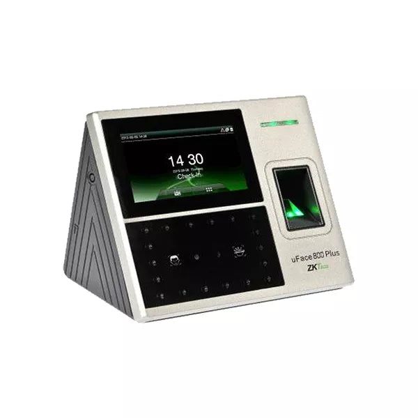 ZKTECO UFACE800 PLUS Control de Asistencia y Acceso con Lector de Huella, Rostro, Palma, Tarjeta y PIN