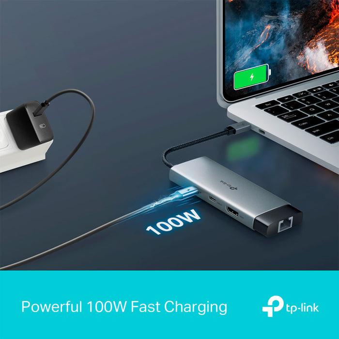 UH6120C HUB USB-C 6 EN 1 CON HDMI Y ETHERNET TP-LINK