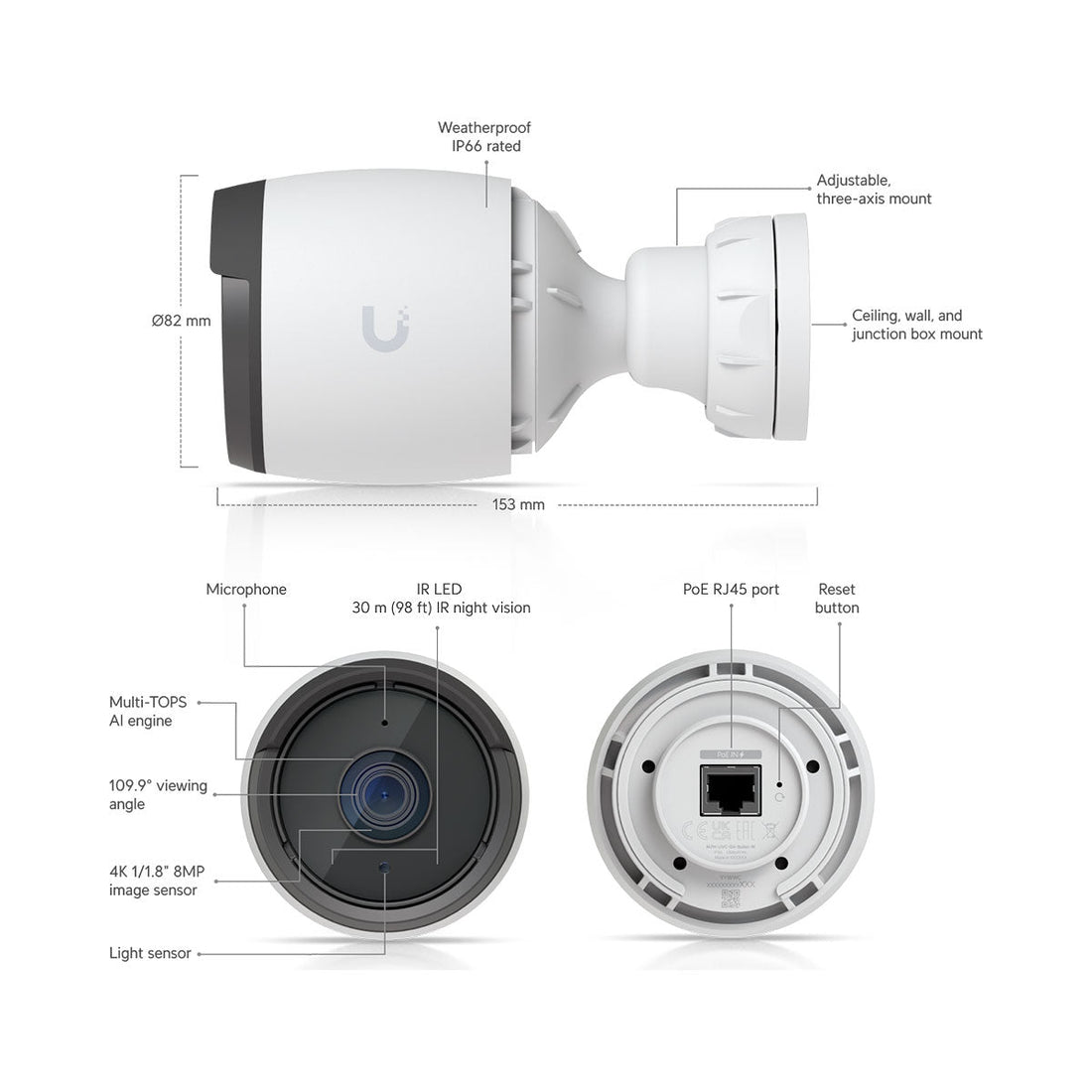 Cámara UniFi G6 Bullet