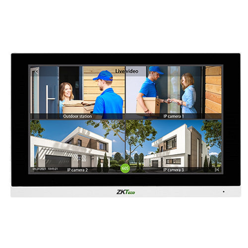 ZKTECO VT07-B22L Monitor IP 7" para Video Portero ve01-b24l-w y vex-b25l