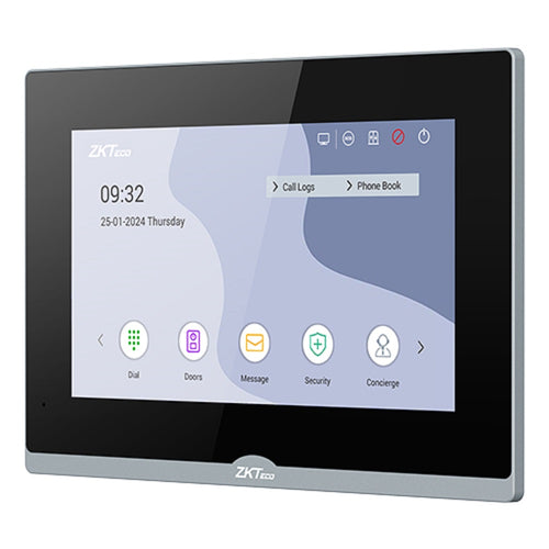 ZKTECO VT07-B26L-W Monitor WIFI 7" para Video Portero VEX-B25L y VE01-B24L-W