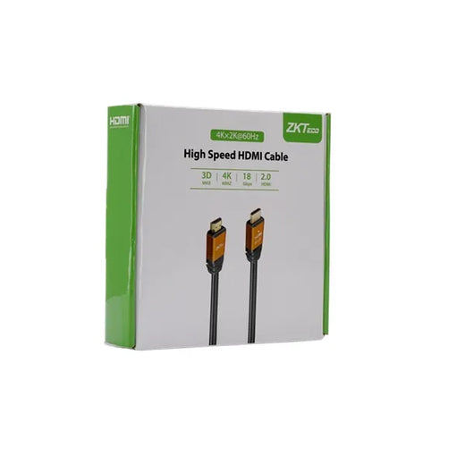 ZK-10HD-C - CABLES HDMI HIGH SPEED VERSION 2.0 4K 10 METROS  ZKTECO