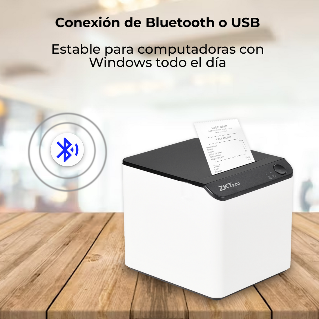 IMPRESORA TÉRMICA BT 58MM ZKTECO