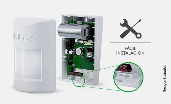 Sensor Infrarrojo Pasivo Inalambrico IVP 1000 Pet Smart