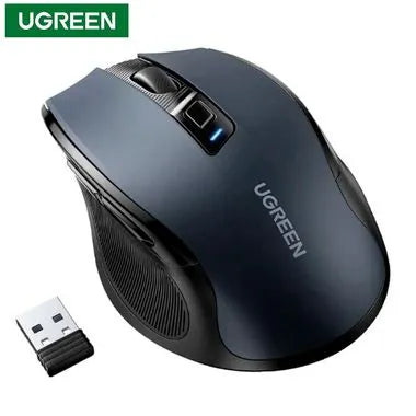 MOUSE ERGONOMICO - INALAMBRICO AZUL - 2.4 GHZ & BLUETOOH - 4000 DPI
