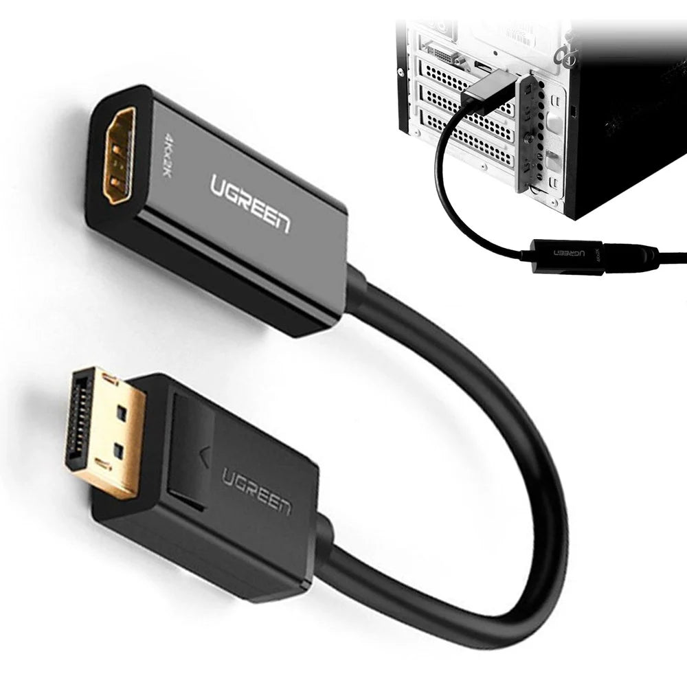 CONVERTIDOR DISPLAY PORT A HDMI HEMBRA 4K - 2K
