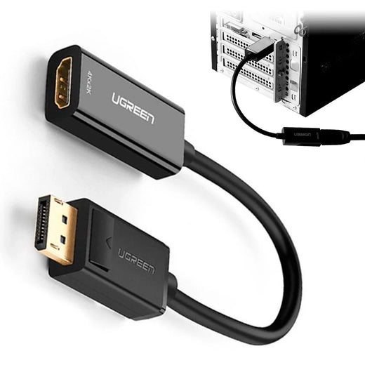 CONVERTIDOR DISPLAY PORT A HDMI HEMBRA 4K - 2K