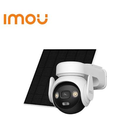 Cámara Solar Robótica 4G/Wi-Fi IMOU AOV PT de 5 Megapíxeles (Kit con Panel Solar)
