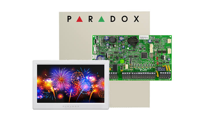 Central de Alarma Spectra 4 Zonas Paradox SP4000 con Caja