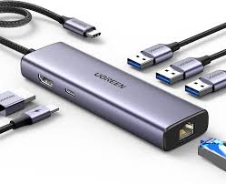 HUB 6 EN 1 - USB - C - USB 3.0 A+HDMI+RJ45+PD CONVERTER