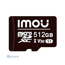 IMOU Memoria MicroSD 512GB Clase 10 para Cámara de Seguridad 24/7