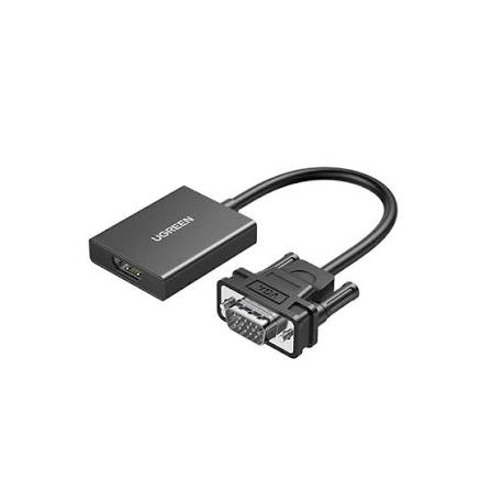 CONVERTIDOR VGA MACHO A HDMI HEMBRA