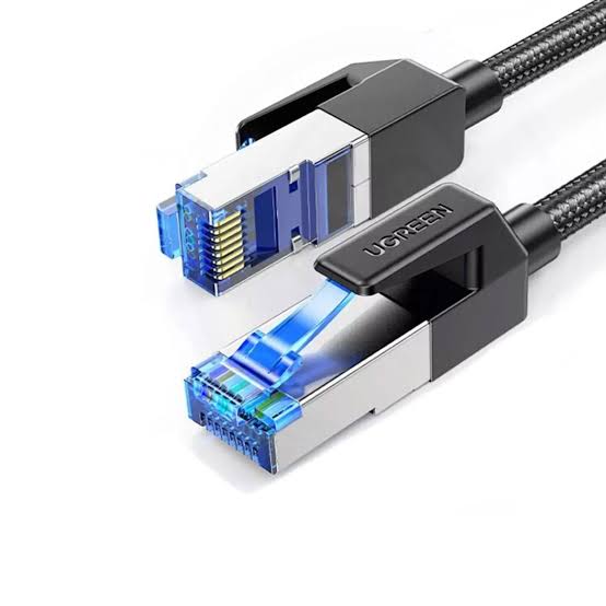 CABLE CAT8 - 20 MTS - ETHERNET TRENZADO - COBRE PURO - NEGRO