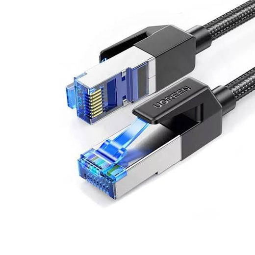 CABLE CAT8 - 20 MTS - ETHERNET TRENZADO - COBRE PURO - NEGRO