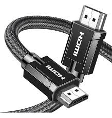 CABLE HDMI 8K MACHO/ MACHO REDONDO TRENZADO - 1 MT - GRIS