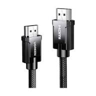 CABLE HDMI 8K MACHO/ MACHO REDONDO TRENZADO - 1 MT - GRIS