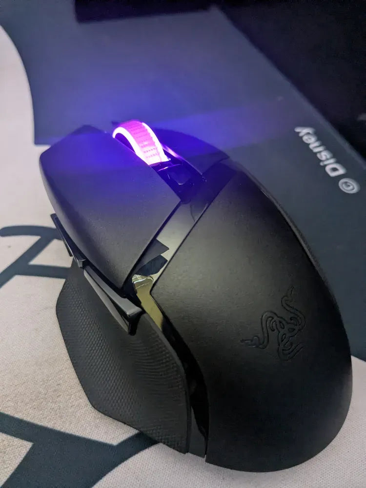 MOUSE RAZER BASILISK V3 X 18K DPI MULTI-DISPOSITIVO 535H WIRELESS / BT SWITCH MECHANICAL CHROMA BLACK (RZ01-04870100-R3U1)