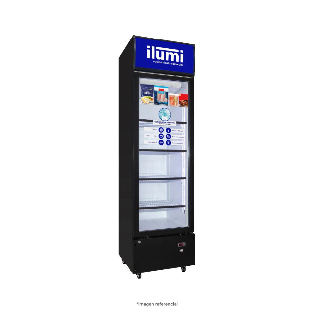 Congelador exhibidor de 350 litros Ilumi