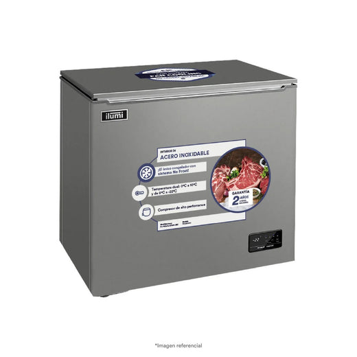 Congelador Fan Cooling con tina de Acero Inoxidable de 320 litros