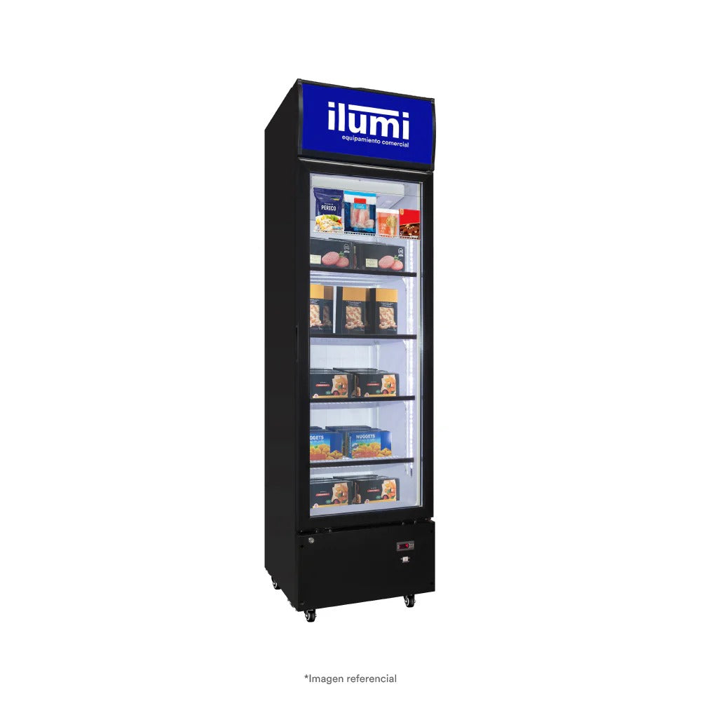 Congelador exhibidor de 350 litros Ilumi