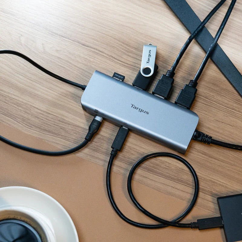 DOCKING STATION TARGUS USB-C DUAL HDMI 4K 2XUSB-A 2XUSB-C 140W PASS-THRU (DOCK427GL)