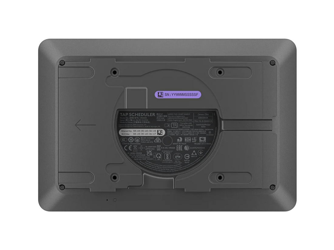 PANEL DE PROGRAMACION LOGITECH B2B TAP SCHEDULER P/CONFERENCE (952-000091)