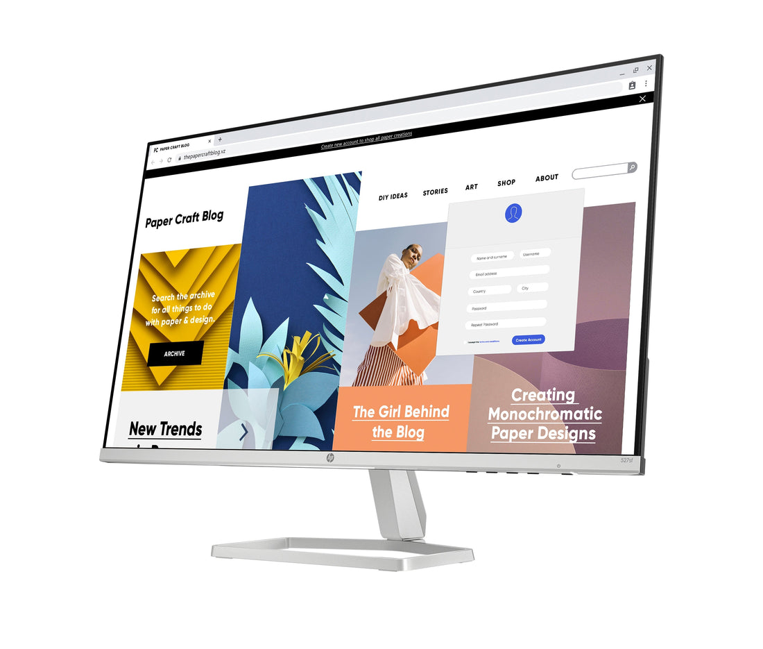 MONITOR HP SERIE 5 94C21AA WHITE 524SW 23,8" 100HZ