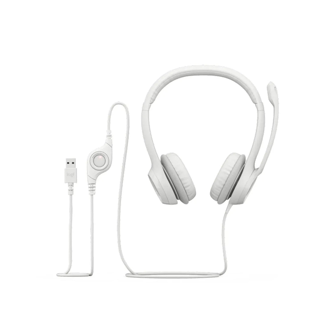 AUDIFONO C/MICROF. LOGITECH H390 USB NOISE CANCELLING WHITE (981-001285)-P2