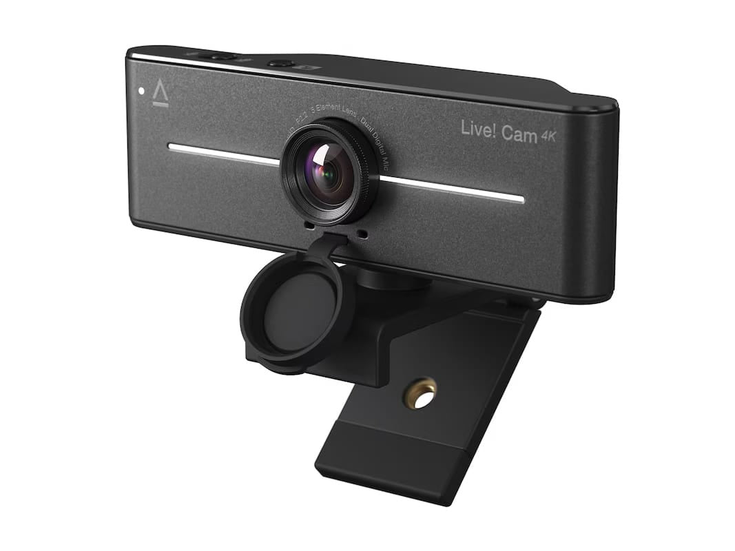 CAMARA CREATIVE LIVE! CAM SYNC 4K UHD 2160P DUAL MIC USB C/TAPA BLACK (73VF099000000)