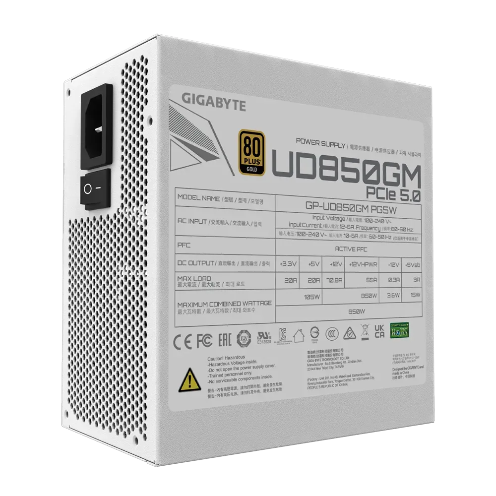 PSU COOLER MASTER MWE GOLD 850W V3 NM WH FR MPE-8506-ACAG-GUS