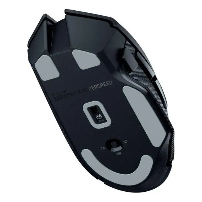 MOUSE RAZER BASILISK V3 X 18K DPI MULTI-DISPOSITIVO 535H WIRELESS / BT SWITCH MECHANICAL CHROMA BLACK (RZ01-04870100-R3U1)